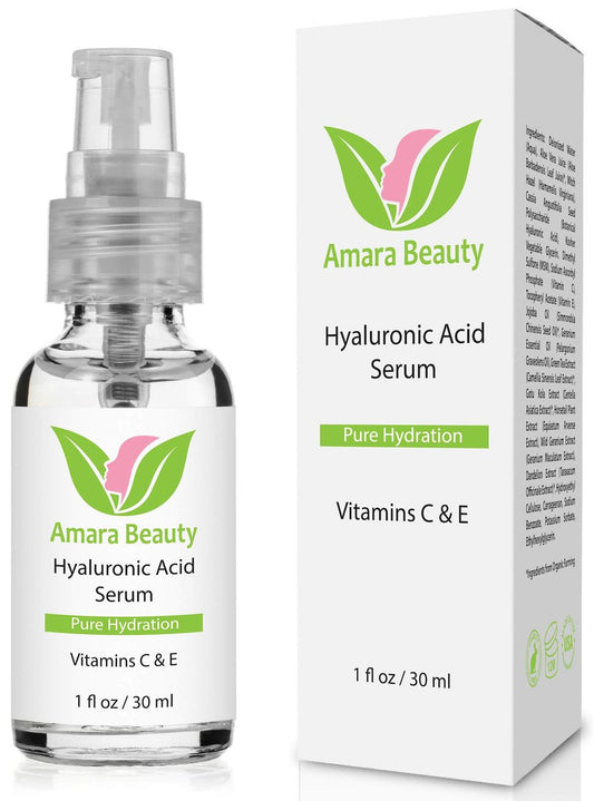 Hyaluronsäure Serum für die Haut mit Vitamin C & E, 30 ml