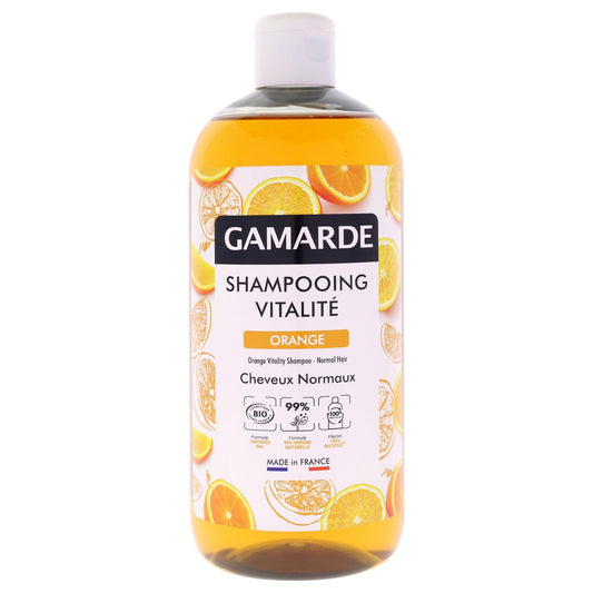Gamarde Vitality Shampoo für Männer mit Aloe Vera und Kokosöl – Stärkt und verleiht Glanz mit Orangenöl – 500 ml