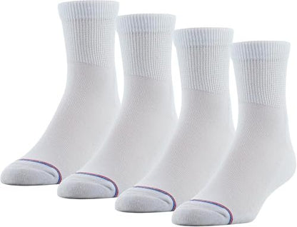 MediPeds Diabetiker Damen Socken mit nicht einschnürendem Tunnelbund, 2 Paar, Größe 9-11, Weiß