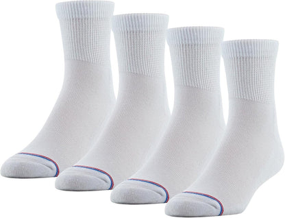 MediPeds Diabetiker Damen Socken mit nicht einschnürendem Tunnelbund, 2 Paar, Größe 9-11, Weiß