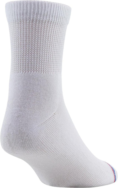 MediPeds Diabetiker Damen Socken mit nicht einschnürendem Tunnelbund, 2 Paar, Größe 9-11, Weiß