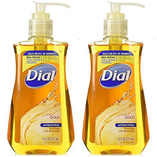 Dial Antibakterielle Flüssigseife Gold, 2 x 222 ml