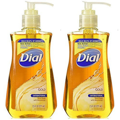Dial Antibakterielle Flüssigseife Gold, 2 x 222 ml