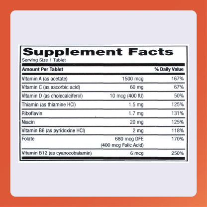 Rugby Daily-Vite Multivitamin - Tägliches Vitaminpräparat - 100 Tabletten (2er-Pack)
