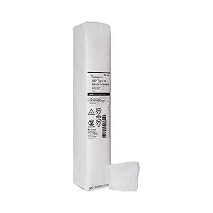 Covidien Curity Mullbinden-Kompresse, unsteril, 12-lagig, 2" x 2", Packung mit 200 Stück