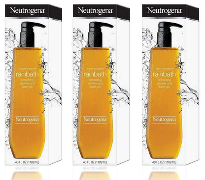 Neutrogena Rainbath Erfrischendes Dusch- und Badgel – 40 Fl Oz Dreierpack (120 Fl Oz Gesamt)