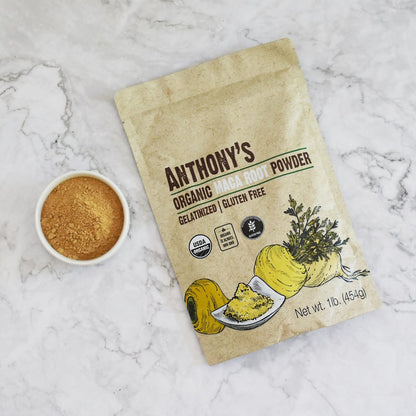 Anthony's Bio-Gelatinisiertes Bio Maca-Pulver, 454 g, glutenfrei, nicht genetisch verändert