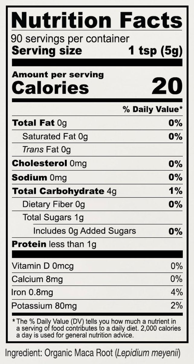 Anthony's Bio-Gelatinisiertes Bio Maca-Pulver, 454 g, glutenfrei, nicht genetisch verändert