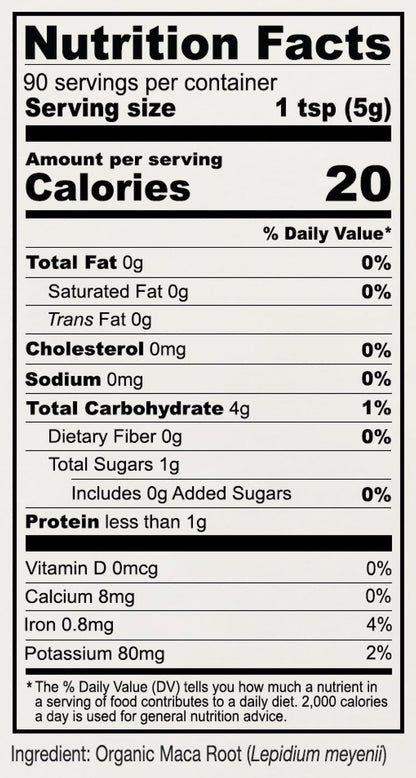 Anthony's Bio-Gelatinisiertes Bio Maca-Pulver, 454 g, glutenfrei, nicht genetisch verändert