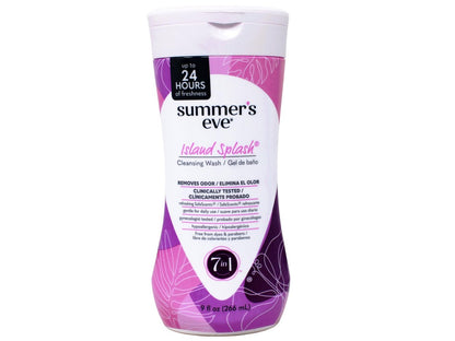 Summer's Eve Island Splash Intimwaschgel, tägliche Intimpflege, entfernt Gerüche, pH-hautneutral, sanft zu empfindlicher Haut, 255 ml (1er-Pack)