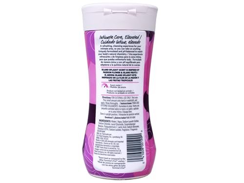 Summer's Eve Island Splash Intimwaschgel, tägliche Intimpflege, entfernt Gerüche, pH-hautneutral, sanft zu empfindlicher Haut, 255 ml (1er-Pack)