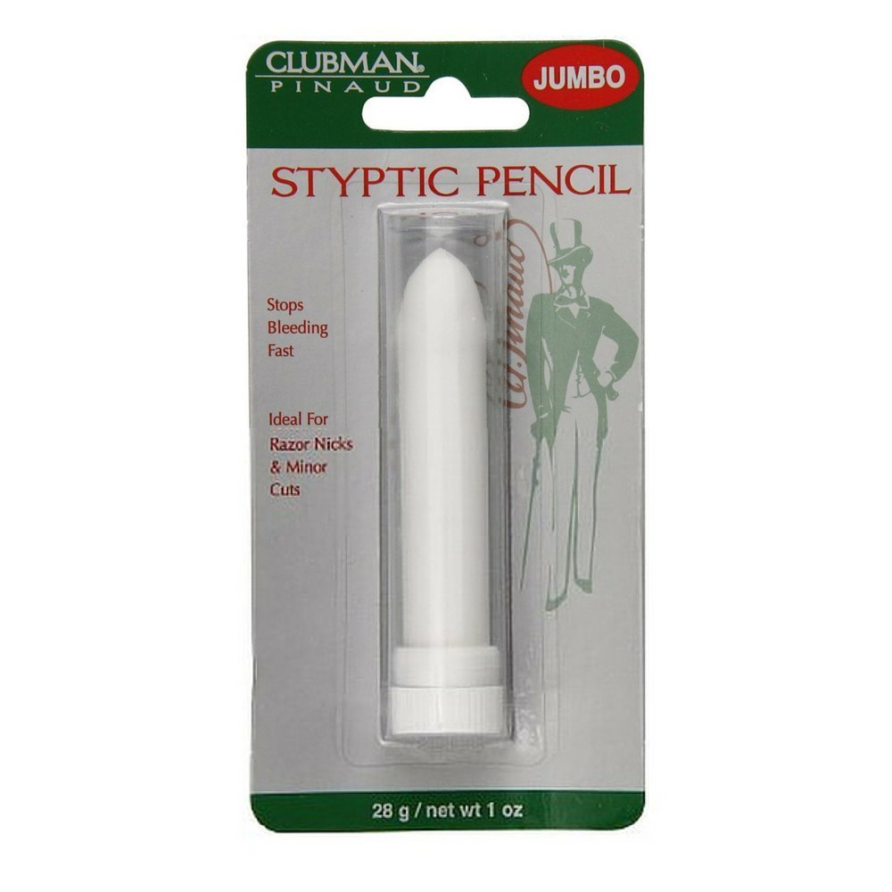 Clubman Jumbo Styptic Bleistift – 28 g (1 Unze) – Schnelle Blutstillung bei Rasierschnitten