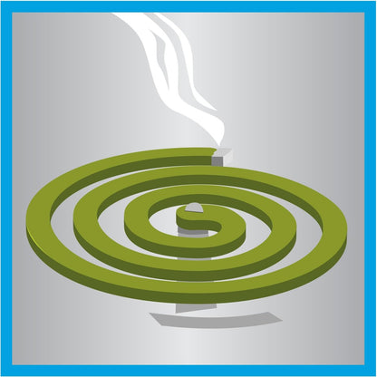 PIC Mückenschutzspiralen C-8-24, 4 Packungen à 4 Stück (16 Spiralen)