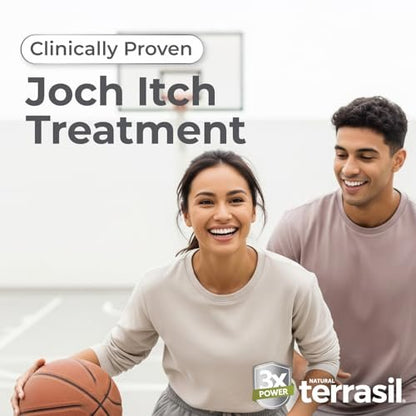 terrasil Jock Itch Creme – Clotrimazol 1% Antimykotikum gegen Juckreiz, Extra Stärke, Schnelle Linderung, Natürliche Pflege (14 g)