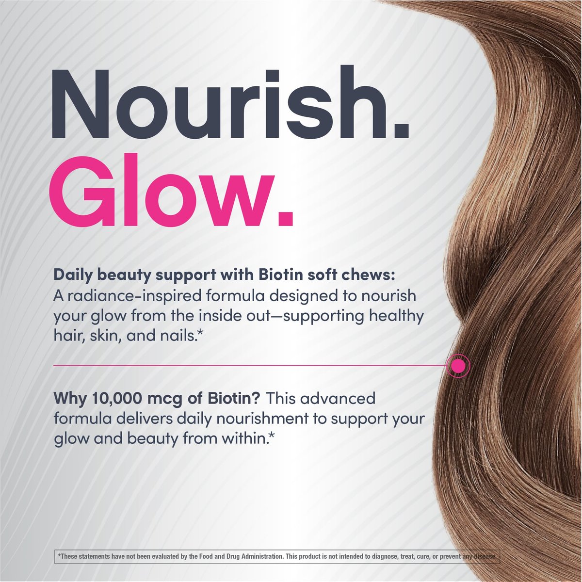 NeoCell Biotin Beauty Soft Chews – 30 Stück, 10.000 mcg, für Haar, Haut & Nägel, Acai-Beere-Geschmack