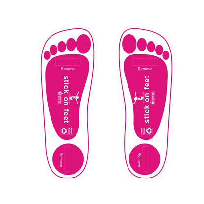 STICKONFEET Premium Fußauflagen für Sprühbräune – Einweg-Fußschutz für Salons und mobile Bräunungsprofis – 25 Paar