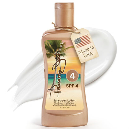 Panama Jack Sonnencreme Bräunungslotion - LSF 4, PABA-, Paraben-, Gluten- & tierversuchsfrei, feuchtigkeitsspendende Antioxidans-Formel, 177 ml (1er-Pack)