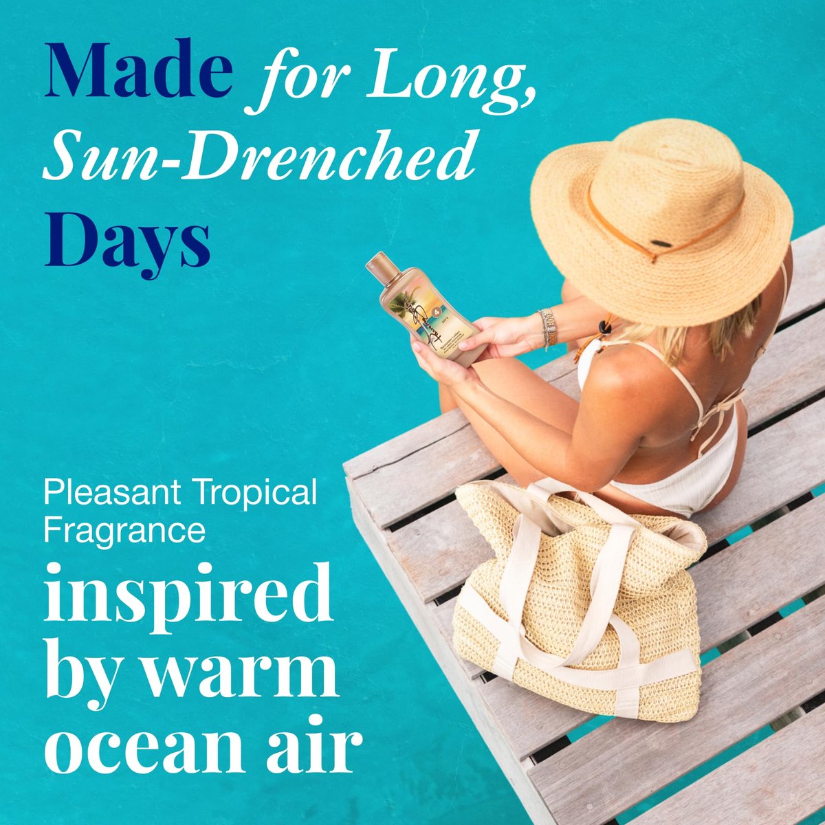 Panama Jack Sonnencreme Sonnenlotion SPF 8 – Wasserbeständig, Antioxidantien, Feuchtigkeitsspendend, 6 FL OZ