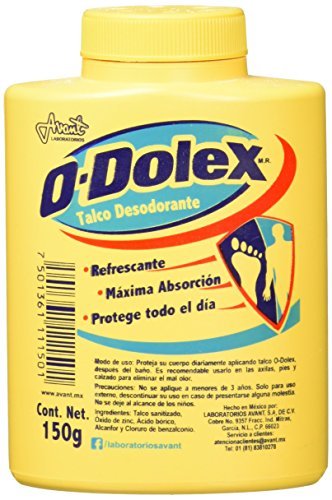 Odolex Deodorant Talcum Powder (Talco Desodorante) 150g – Sanfter Deo-Puder für langanhaltende Frische