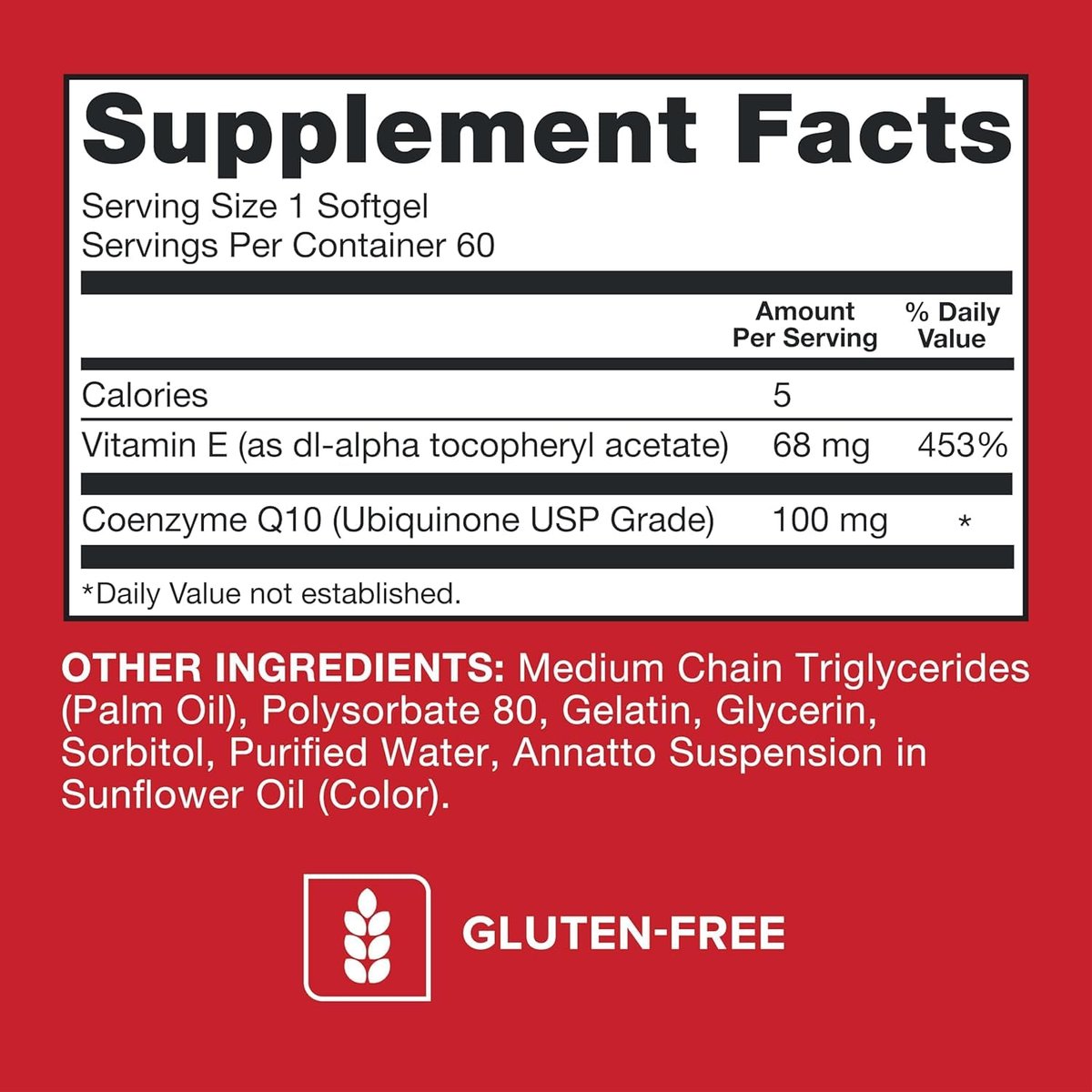 Qunol Ultra CoQ10 100 mg – 3-fach bessere Absorption, wasser- und fettlöslich, patentiertes Coenzym Q10 für die Herzgesundheit, 60 Softgels
