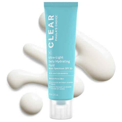Paula's Choice CLEAR Ultra-Leichte Feuchtigkeitspflege mit Ölfreiem Sonnenschutz SPF 30 für zu Unreinheiten neigende Haut