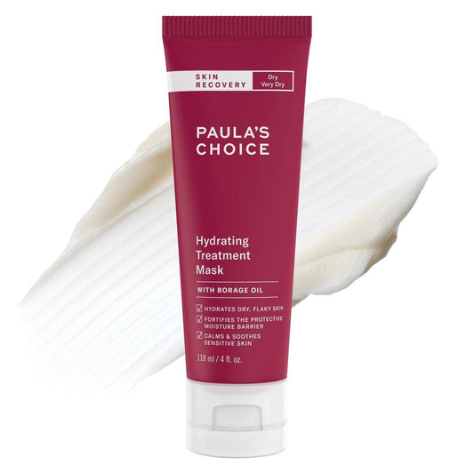 Paula's Choice SKIN RECOVERY Hydrating Treatment Face Mask – Nachtmaske mit Nachtkerzenöl, Vitamin C, A, E & Hyaluronsäure, 118 ml