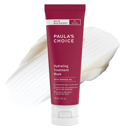 Paula's Choice SKIN RECOVERY Hydrating Treatment Face Mask – Nachtmaske mit Nachtkerzenöl, Vitamin C, A, E & Hyaluronsäure, 118 ml