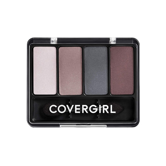 COVERGIRL Eye Enhancers 4-Kit Lidschatten – Smokey Nudes 286 – Seidig-sanfte Formel, 100% tierversuchsfrei