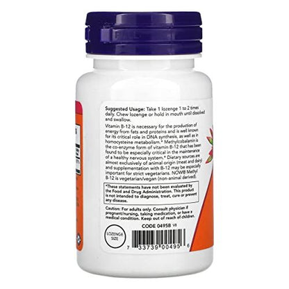 Now Foods Methyl B-12 1000mcg Lutschtabletten, 200 Stück (2x100)