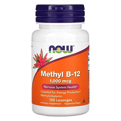 Now Foods Methyl B-12 1000mcg Lutschtabletten, 200 Stück (2x100)