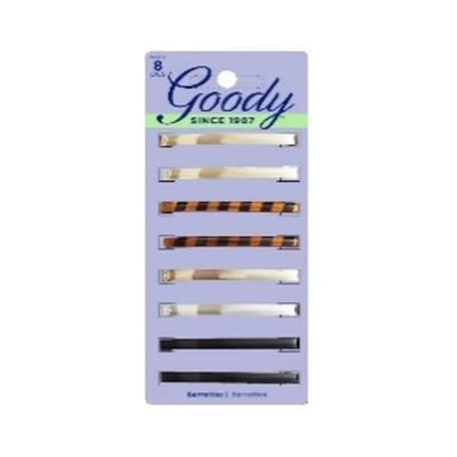 Goody Classics Haarklammern - 8 Stück, Braun, für alle Haartypen