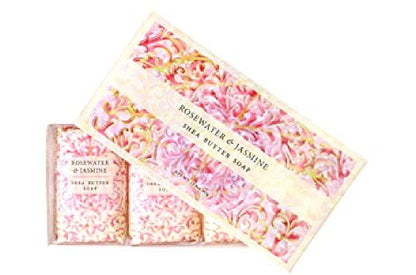 Greenwich Bay Trading Co. Shea Butter Seife, 12,9 Unzen, Rosewater & Jasmin, 3er-Pack