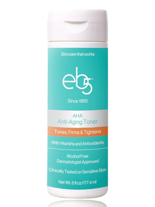 eb5 Aha Anti-Aging Gesichtstonikum mit Vitaminen und Antioxidantien – Strafft und festigt die Haut, alkoholfrei, klinisch an empfindlicher Haut getestet (177 ml)
