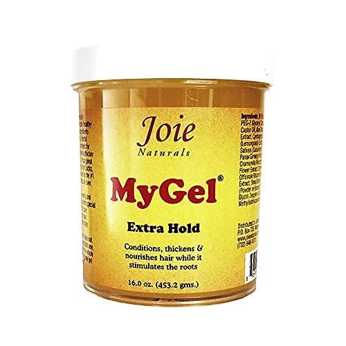 Joie Naturals MyGel Extra Hold Haargel für Männer und Frauen - Styling Gel für lockiges Haar (16 Unzen)