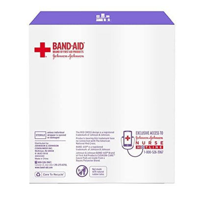 BAND-AID Sterile Mullkompressen 10x10 cm, 25 Stück – Saugfähige Wundauflagen für erste Hilfe bei kleinen Schnitten, Schürfwunden & Verbrennungen