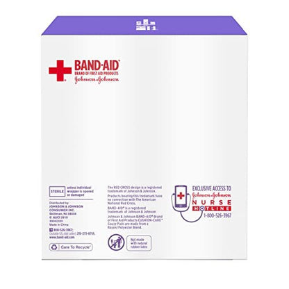 Band-Aid Saugfähige Polster-Wundauflagen, sterile quadratische Mullkompressen für Erste Hilfe bei kleinen Schnitten, Schürfwunden und Verbrennungen, nicht haftend, 5x5 cm, 3er-Pack