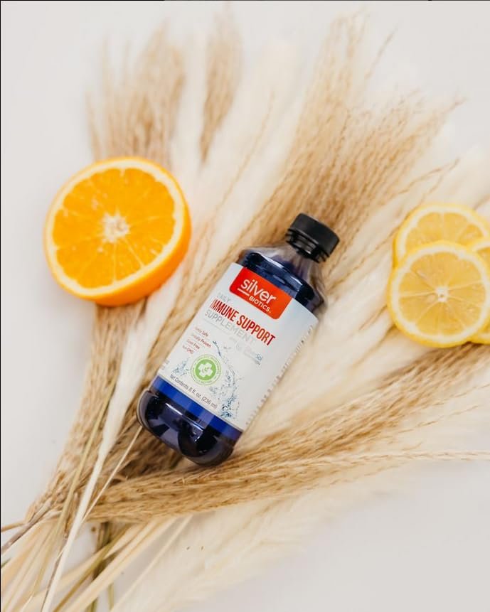 Silver Biotics Patentiert mit Multivalenter SilverSol Technologie | Ag₄O₄ 10 PPM Immununterstützung | Bio-Hacking für natürliche Immunabwehr | 237 ml