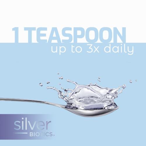 Silver Biotics Patentiert mit Multivalenter SilverSol Technologie | Ag₄O₄ 10 PPM Immununterstützung | Bio-Hacking für natürliche Immunabwehr | 237 ml