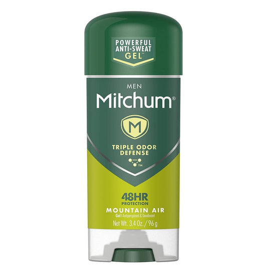 Mitchum Advanced Gel Anti-Transpirant & Deodorant, Mountain Air 3,4 oz (2er-Pack) - Hochwirksamer 48h-Schutz