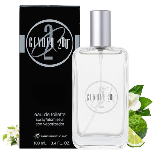 PB ParfumsBelcam Gender 2BU Eau de Toilette Spray – Frisch-orientalischer Unisex-Duft mit Bergamotte, Mandarine & weißem Moschus – Sauberer, moderner Duft für Ihn oder Sie, tägliches Signature-Parfüm, 100 ml
