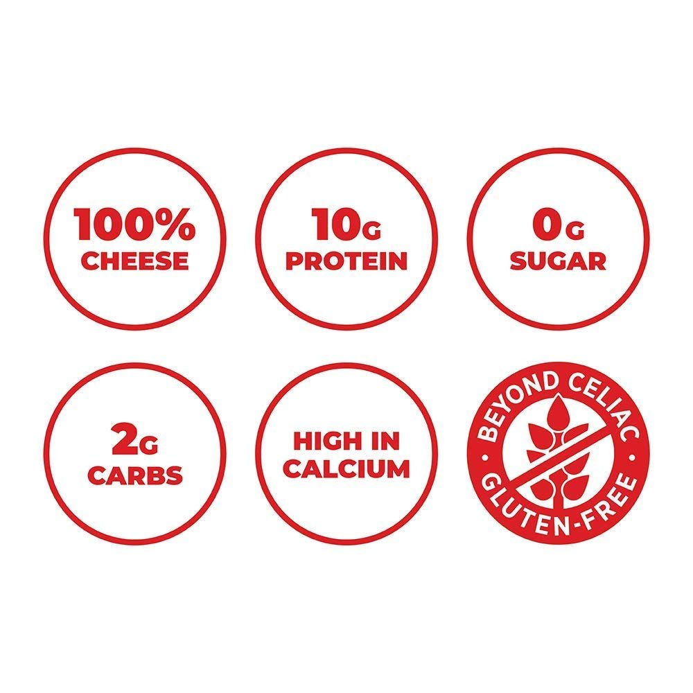 Moon Cheese Bites, Get Pepper Jacked, 2-Unzen 3er-Pack, 100% echter Käsesnack, Protein, Keto, Snack für nach der Schule oder zum Mittagessen