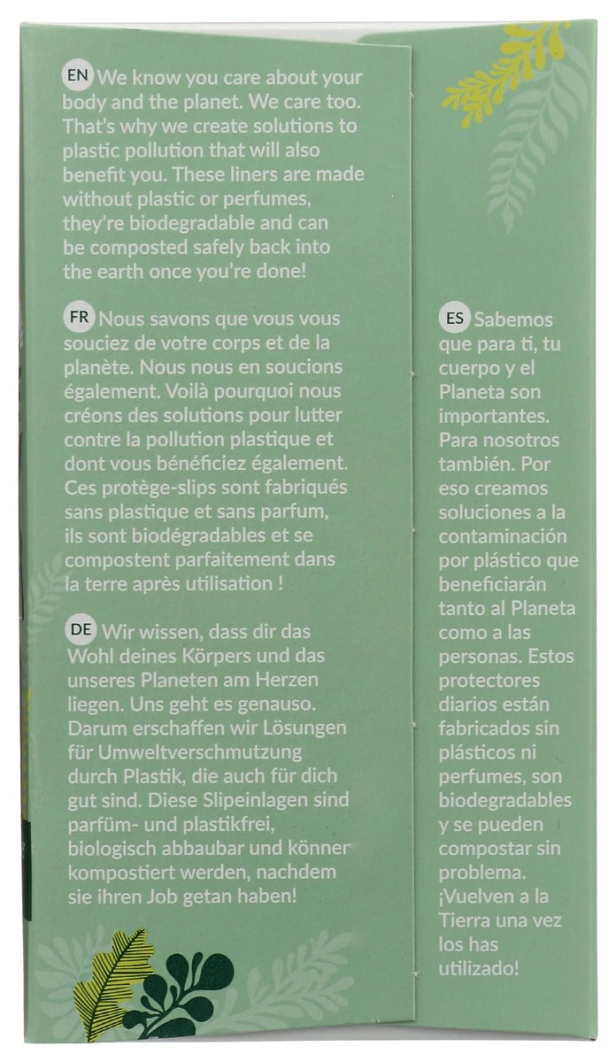 Natracare Bio-Baumwoll Slipeinlagen, Lang, aus zertifizierter Bio-Baumwolle, ökologisch zertifiziertem Zellstoff und Pflanzenstärke (1 Packung, 16 Einlagen)