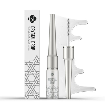 BL Lashes Crystal Drop Lash Sealant – Wasserdichte Versiegelung für langanhaltende Wimpernverlängerungen (0,24 fl.oz, Klar)