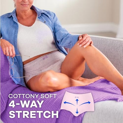 Always Discreet Damenwindeln für Frauen, Inkontinenzunterwäsche, Wochenbett-Essentials, Einwegslips, Maxi-Saugfähigkeit, Blasenschutz, Large, 17 Stück