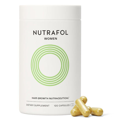Nutrafol Frauen Haarwuchs Nahrungsergänzungsmittel, Alter 18-44, klinisch getestet für sichtbar dickeres und stärkeres Haar, von Dermatologen empfohlen - 1 Monatsvorrat