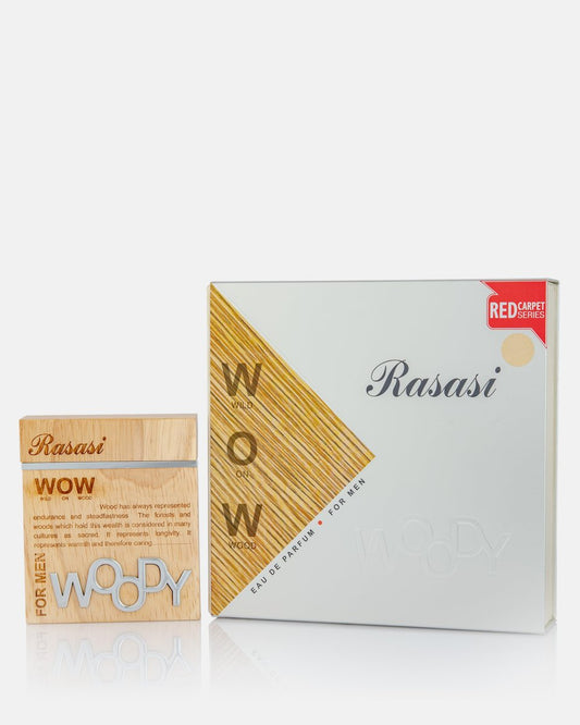 RASASI Wow Woody for Men EDP - Eau de Parfum 60 ml (2 oz) | Fruchtige Düfte mit Kopfnoten von Grapefruit, Mandarine & Moschus | Tolles Geschenk