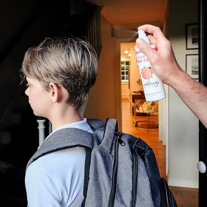 Ladibugs Läusebefall Vorbeugung Minzspray 8 oz | Natürliche Inhaltsstoffe | Hochwirksame Läusebehandlung für den täglichen Gebrauch