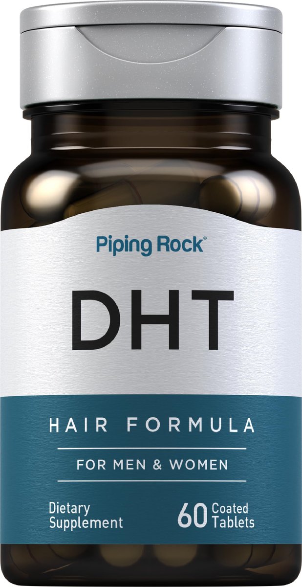 Piping Rock DHT Advanced Hair Formula | 60 Tabletten | für Männer und Frauen | Non-GMO, glutenfreies Nahrungsergänzungsmittel