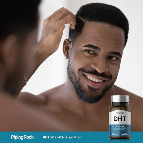 Piping Rock DHT Advanced Hair Formula | 60 Tabletten | für Männer und Frauen | Non-GMO, glutenfreies Nahrungsergänzungsmittel