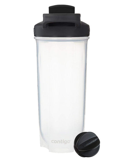 Contigo Shake & Go Fit Snap Deckel Shakerflasche, 28 oz, Schwarz